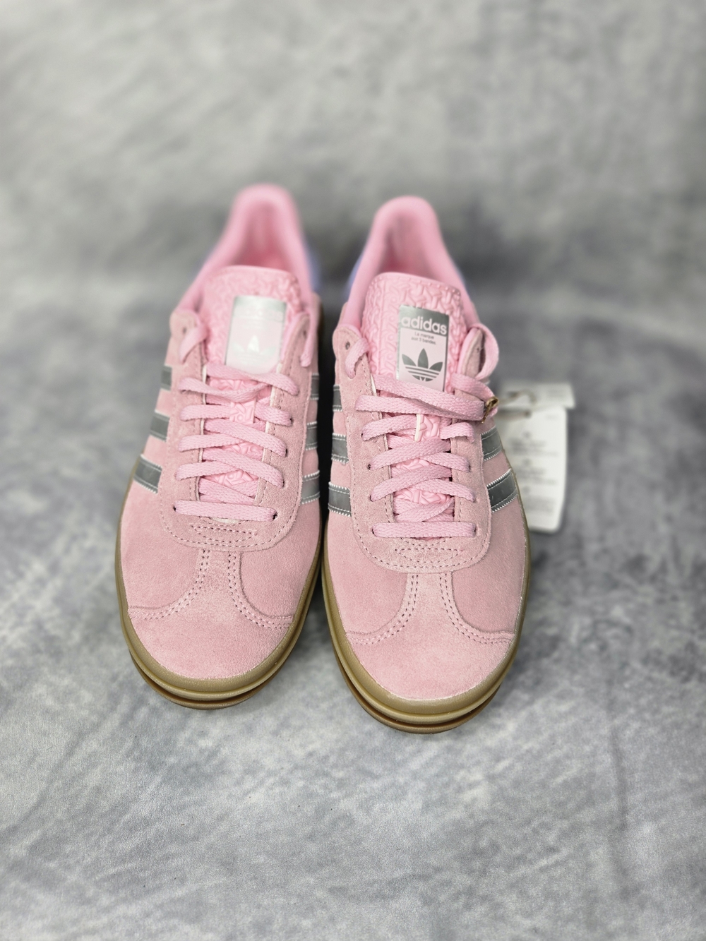 adidas Gazelle Bold J "True Pink Silver Purple